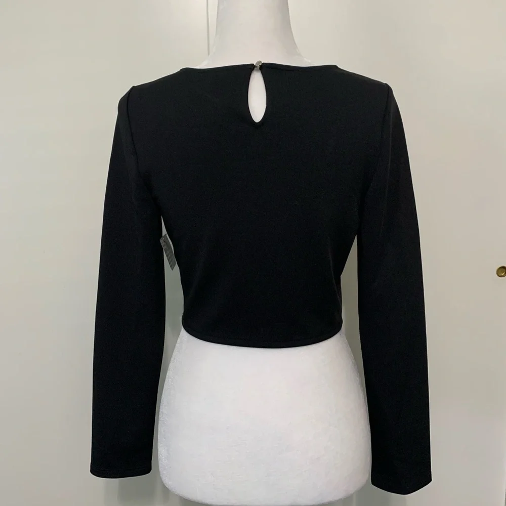 NWT Express Black Lace Top
